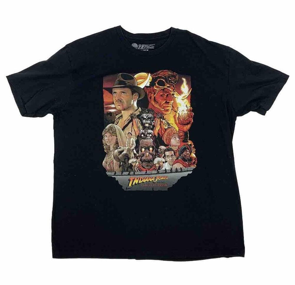 The Midnight Society Limited Edition Indiana Jones Black T Shirt XXL
